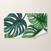 Monstera Bladeren | Eenvoudige Moderne Handdoek (Handdoek)