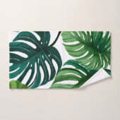 Monstera Bladeren | Eenvoudige Moderne Handdoek (Handdoek)