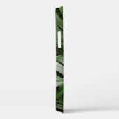 Monstera bladeren, luxe tropische lay-out. Case-Mate iPhone case (Achterkant / Rechts)