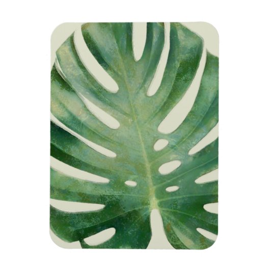 Monstera-bladeren Magneet (Verticaal)