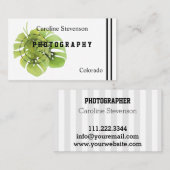 Monstera bladeren , monstera visitekaartje (Voorkant / Achterkant)