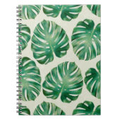 Monstera-bladeren Notitieboek (Voorkant)