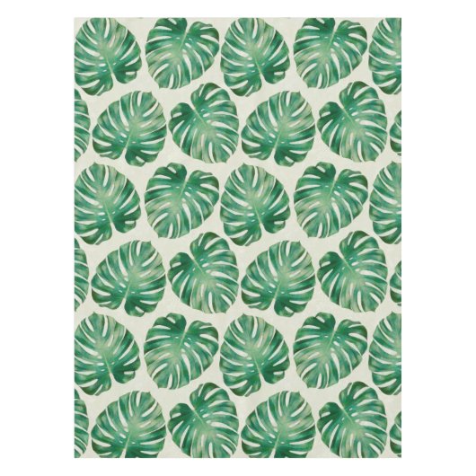 Monstera-bladeren Tafelkleed (Voorkant)