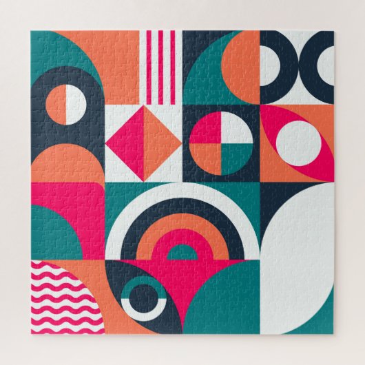 Monstera bladeren: tropisch  patroon legpuzzel (Verticaal)