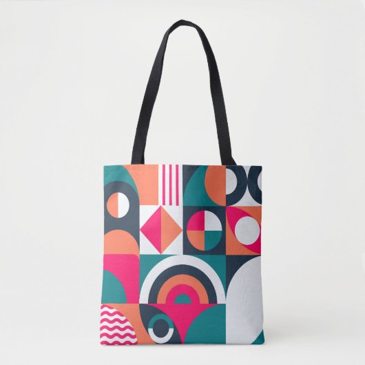 Monstera bladeren: tropisch patroon tote bag (Voorkant)