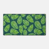 Monstera-bladeren, tropische waterverf bureaumat (Voorkant)