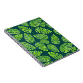 Monstera-bladeren, tropische waterverf notitieboek (Rechterzijde)