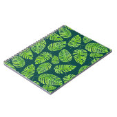 Monstera-bladeren, tropische waterverf notitieboek (Linkerzijde)