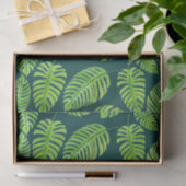 Monstera-bladeren, tropische waterverf tissuepapier (Geschenk)