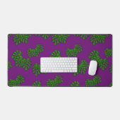 Monstera bladpatroon bureaumat (Keyboard & Muis)