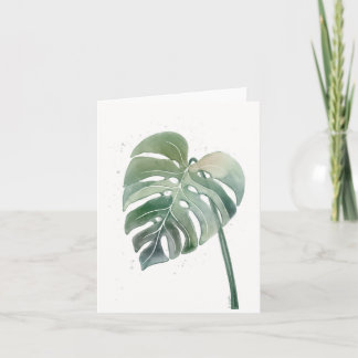 Monstera Blank Wenskaart Kaart
