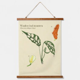 Monstera Botanische Wall Tapestry Hangend Wandkleed