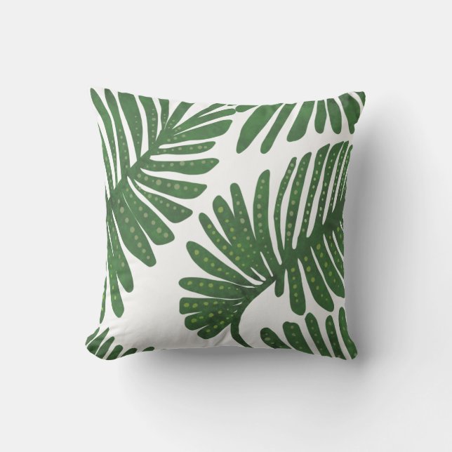 Monstera Buitenkussen (Voorkant)