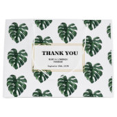 Monstera Dank je Trouwdag Groot Cadeauzakje (Voorkant)