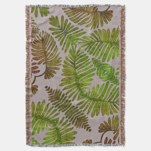 Monstera Deken (Voorkant Verticaal)