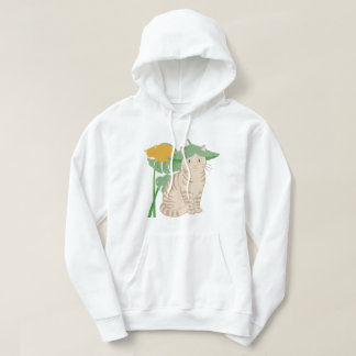 Monstera Deliciosa Kat Kitten Slapende Plant Liefh Hoodie