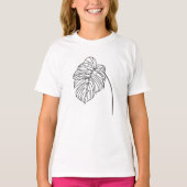 Monstera Deliciosa Leaf T-shirt (Voorkant)
