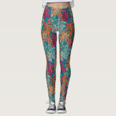 monstera deliciosa pauock leggings (Voorkant)