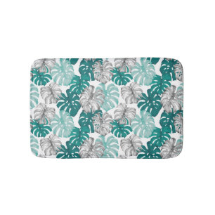 Monstera Duo Toon: minimale tropen Badmat
