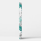 Monstera Duo Toon: minimale tropen Case-Mate iPhone Case (Achterkant / Links)
