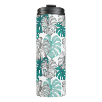 Monstera Duo Toon: minimale tropen Thermosbeker