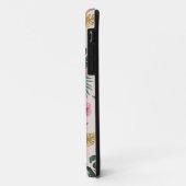 Monstera en Hibiscus patroon Case-Mate iPhone Case (Achterkant/links)