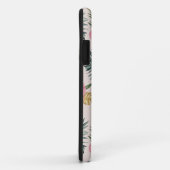 Monstera en Hibiscus patroon Case-Mate iPhone Case (Achterkant/rechts)