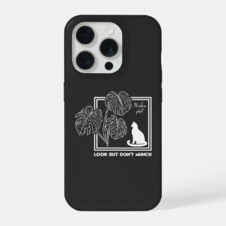 Monstera giftig voor katten veiligheidsbewustzijns iPhone 15 pro case