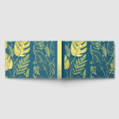 Monstera Gold Foliage Wedding Gastenboek (Volledig)