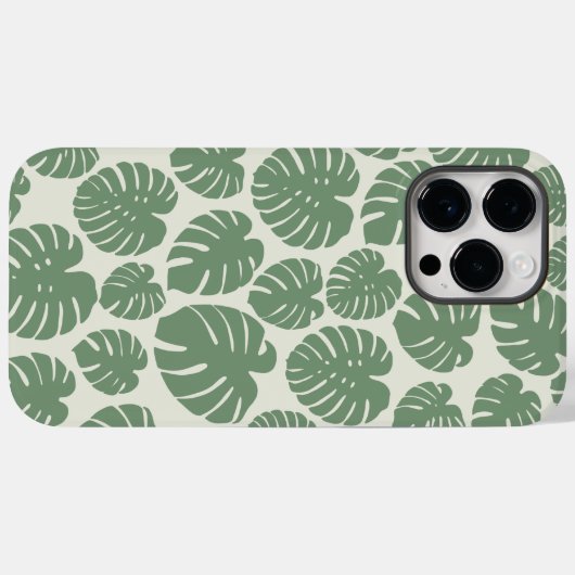 Monstera - groen Case-Mate iPhone case (Achterkant (horizontaal))