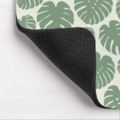 Monstera - groen muismat (Hoek)