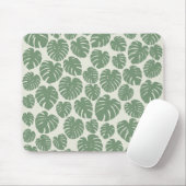 Monstera - groen muismat (Met muis)