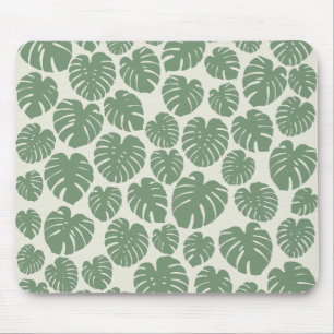 Monstera - groen muismat