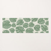 Monstera - groen yogamat (Achterkant (horizontaal))