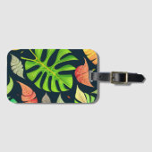 Monstera Herfst Bagagelabel (Voorkant (horizontaal))