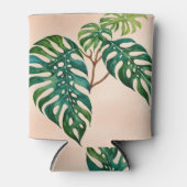 Monstera Houseplant Boho Botanical Blikjeskoeler (Voorkant)
