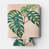 Monstera Houseplant Boho Botanical Blikjeskoeler (Achterkant)