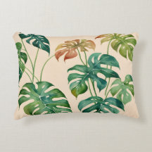 Monstera Houseplant Boho Waterverf Kunst