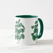 MONSTERA in een pot Mok (Voorkant rechts)