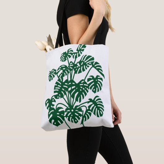 MONSTERA IN EEN POT TOTE BAG (Dichtbij)