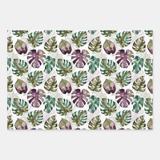 Monstera Inpakpapier Vel (Voorkant 3)