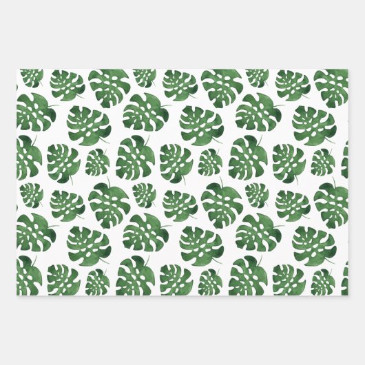 Monstera Inpakpapier Vel (Voorkant)