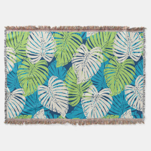 Monstera Jungle Hawaiaanse Tropische Bladeren - Li Deken