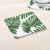 Monstera Kartonnen Onderzetters (Schuin)