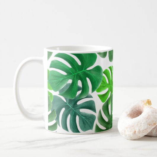Monstera Koffiemok (Met donut)