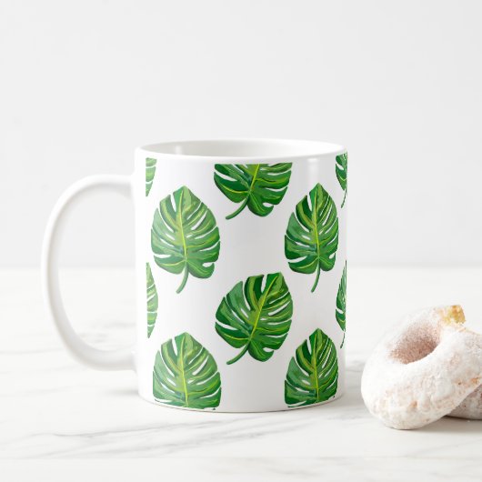 Monstera Koffiemok (Met donut)