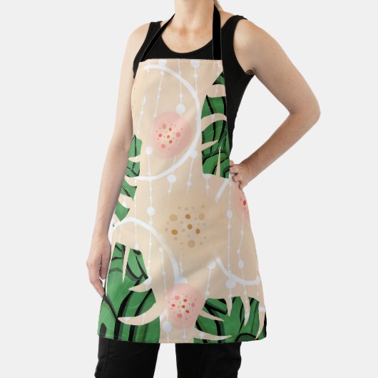 Monstera laat roze bladeren. schort (Insitu)