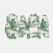 Monstera laat Tropisch gebladerte bruiloft douche Bedankdoosjes (Uitgevouwen)