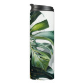Monstera laat tropische thermische getumbler achte thermosbeker (Geroteerd rechts)
