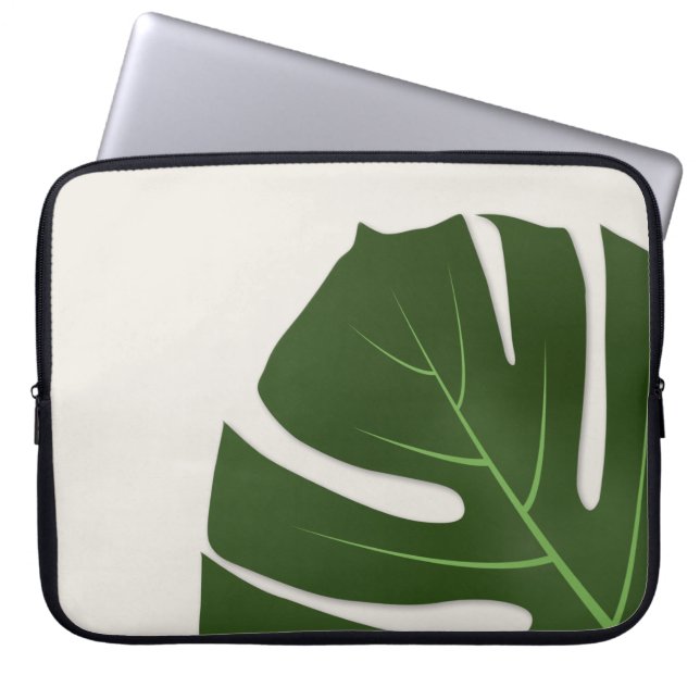 Monstera Laptop Sleeve (Voorkant)